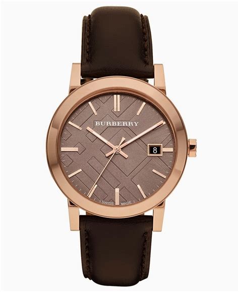 burberry mens watch|burberry men's watch leather strap.